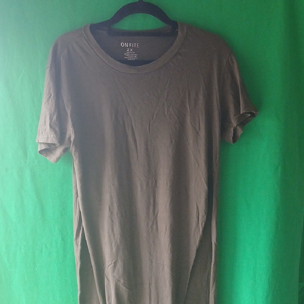 Pre-loved On Fire Olive Top